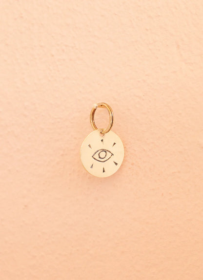 YOOMEE Keytag Mini – Eye (Gold) Aufgeweckt