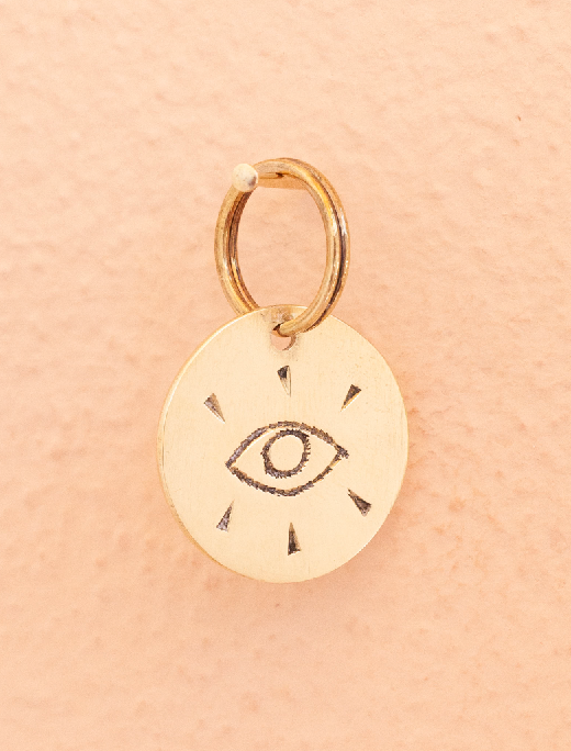 Keytag Mini – Eye (Gold) Bild 1
