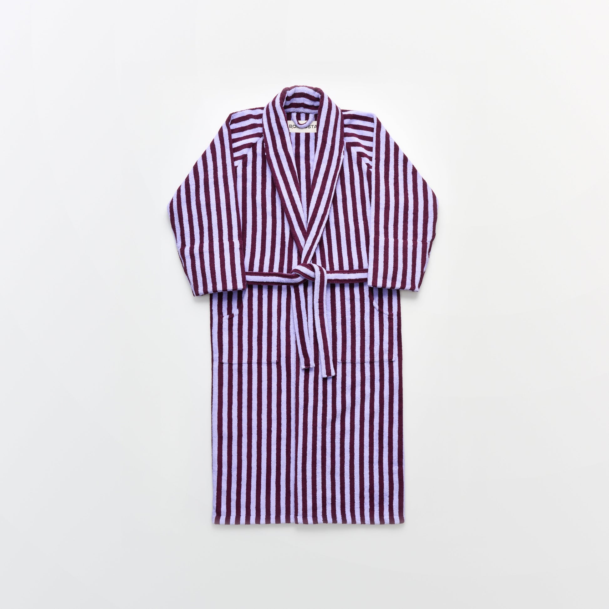 Naram Bademantel wine & lavender blue Bongusta
