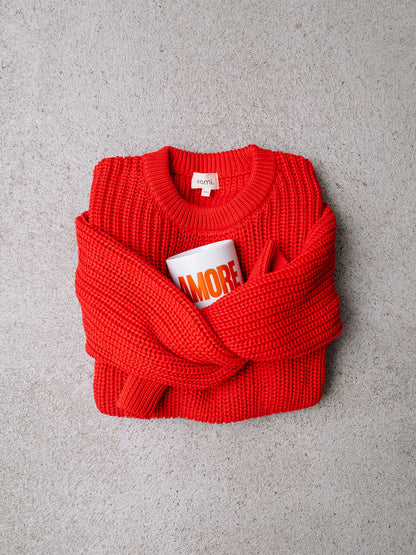 Chunky Knit Sweater | Poppy | LIMITED EDITION | Versand ab 26.10.26