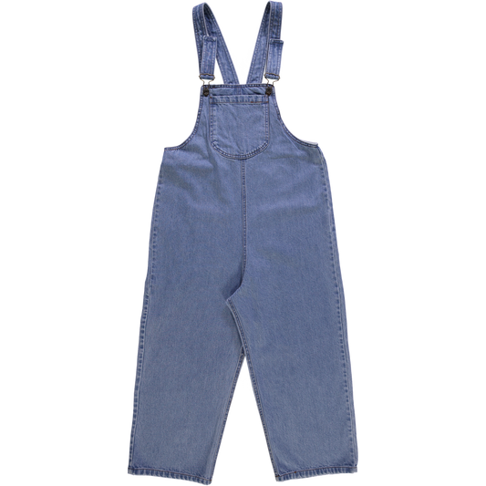 Poudre Organic Latzhose | Denim Blue Aufgeweckt