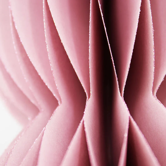 by Vivi. Ostern aus Papier Hase 60 cm Rosa Aufgeweckt