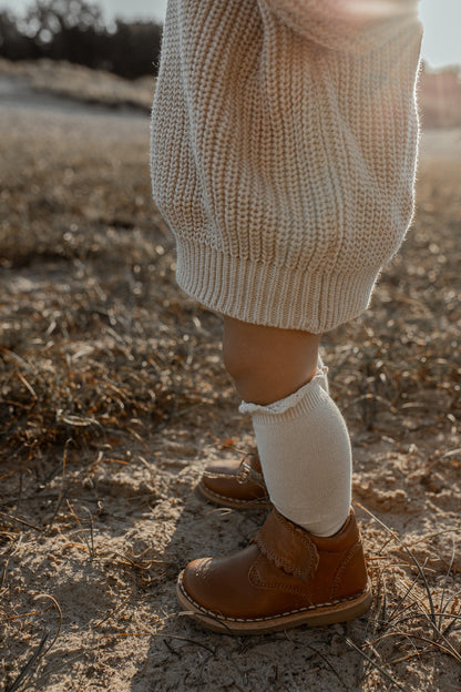 romi. Chunky Knit Sweater | Oat Aufgeweckt