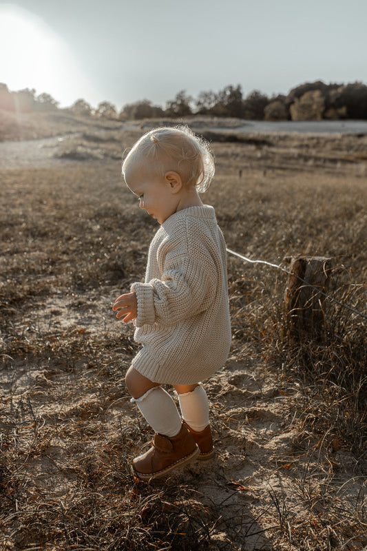 romi. Chunky Knit Sweater | Oat Aufgeweckt