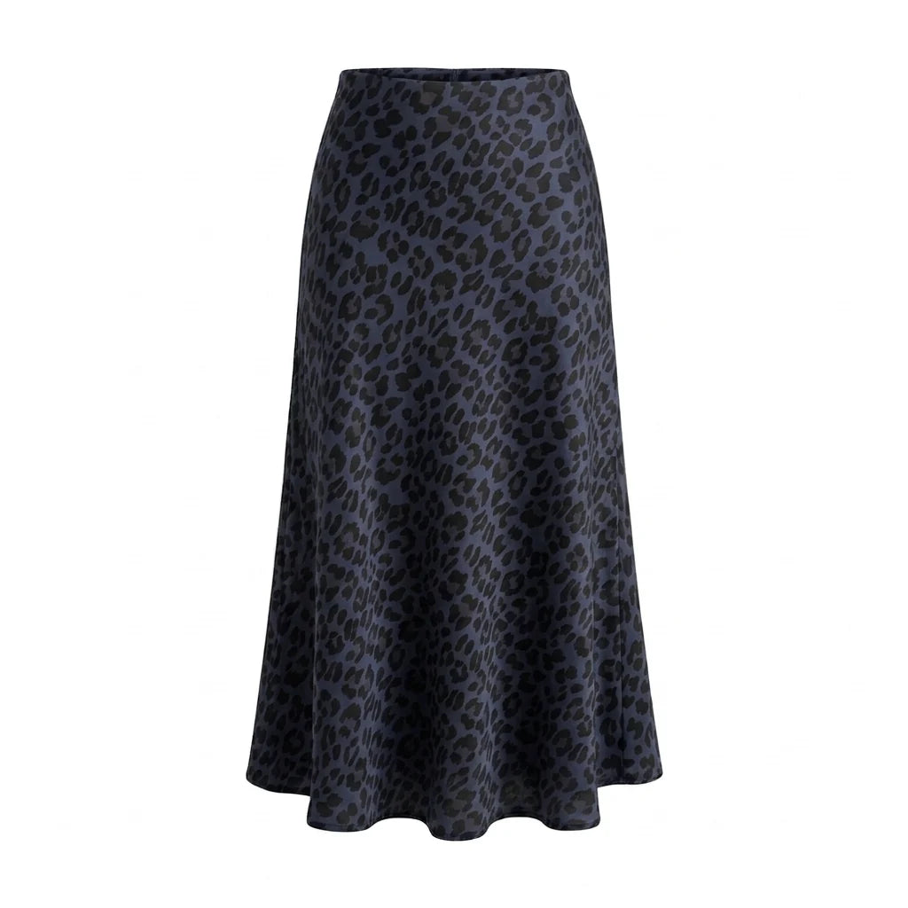 Bazaar Noir Rock Maxi Dunkelblau Leo Aufgeweckt