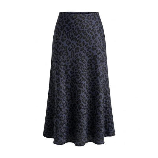 Bazaar Noir Rock Maxi Dunkelblau Leo Aufgeweckt
