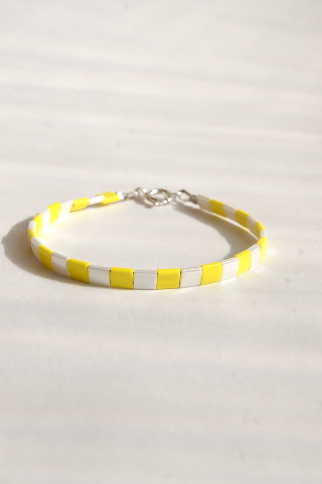 petitmai Armband Sprinkle | yellow white Aufgeweckt