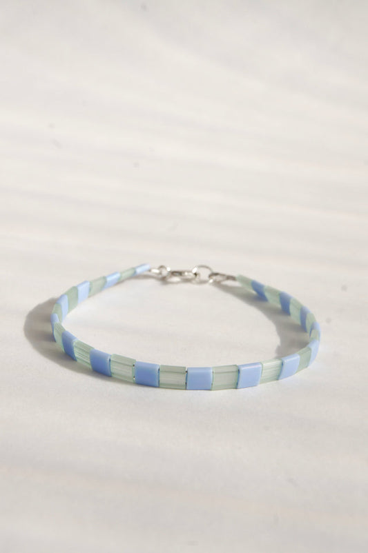 petitmai Armband Sprinkle | white sage blue Aufgeweckt