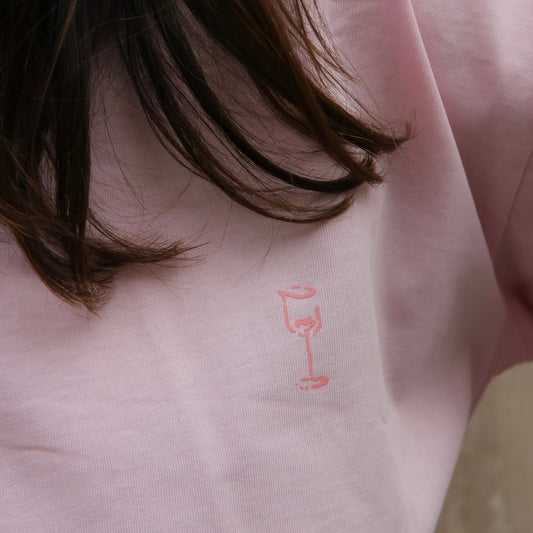 Bazaar Noir T‑Shirt | Never Too Early For Rosé Aufgeweckt