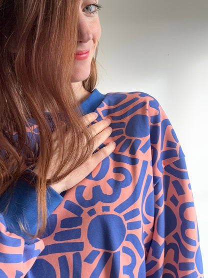 Sweater | Dotty Blau