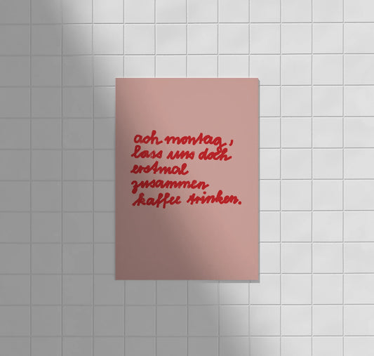 Framboise und Ketchup Karte | ach montag Aufgeweckt