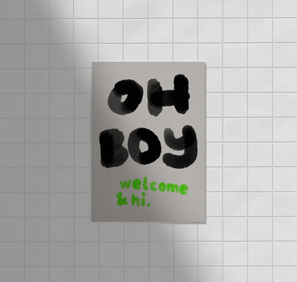 Framboise und Ketchup Karte | OH BOY welcome & hi Aufgeweckt