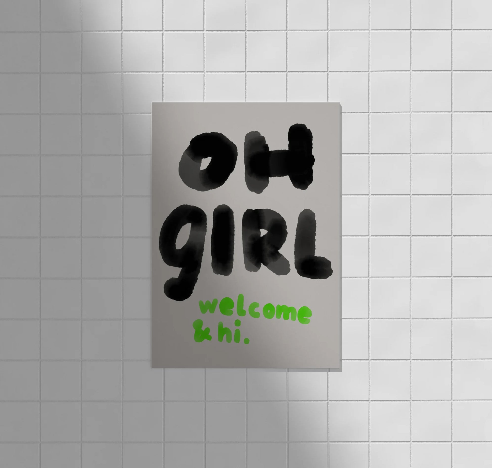 Framboise und Ketchup Karte | oh GIRL welcome & hi Aufgeweckt