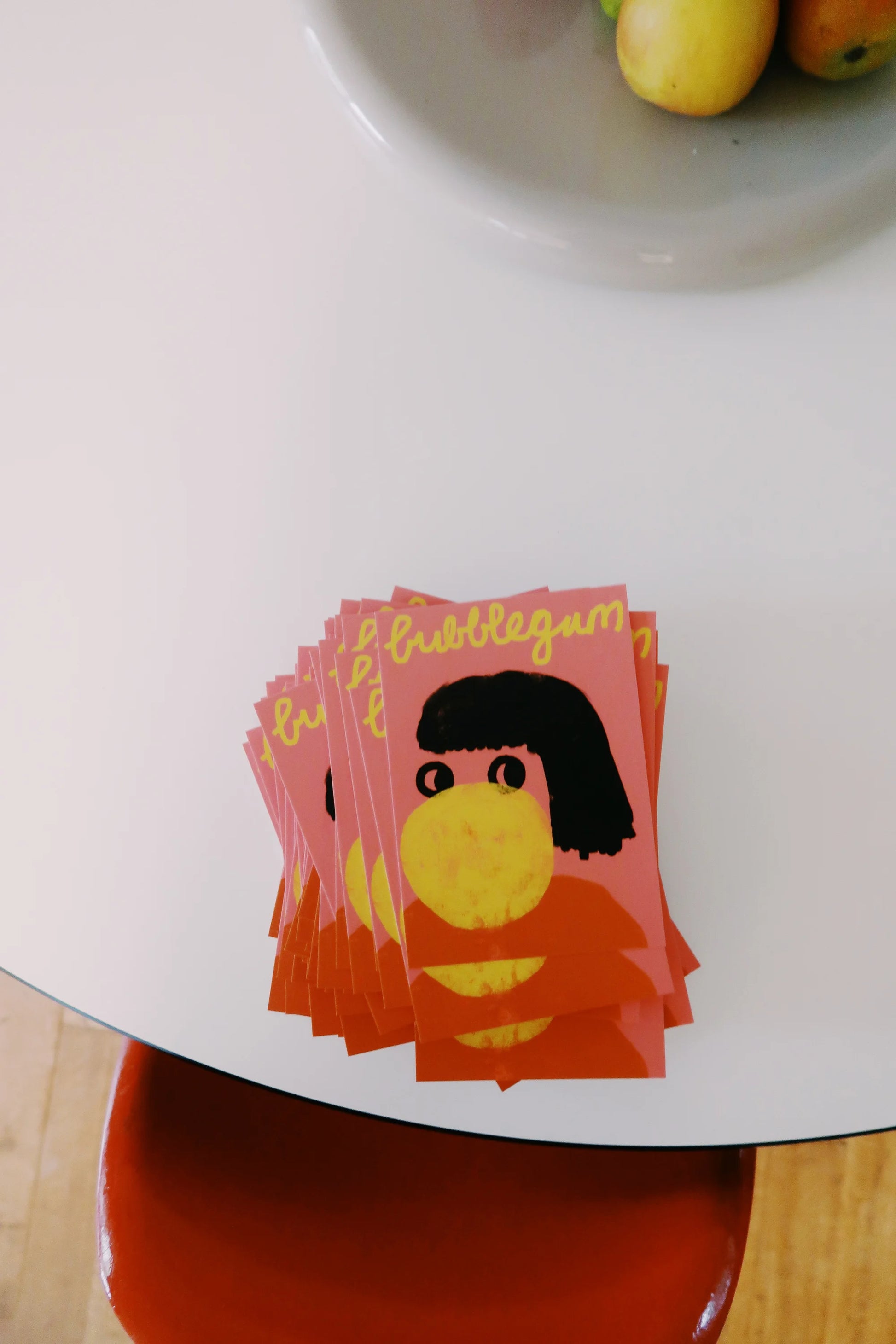 Framboise und Ketchup Karte | Bubblegum, Gelb Aufgeweckt