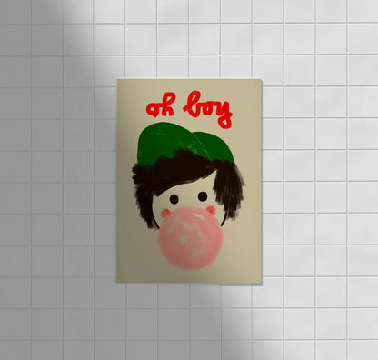 Framboise und Ketchup Karte | OH BOY Aufgeweckt