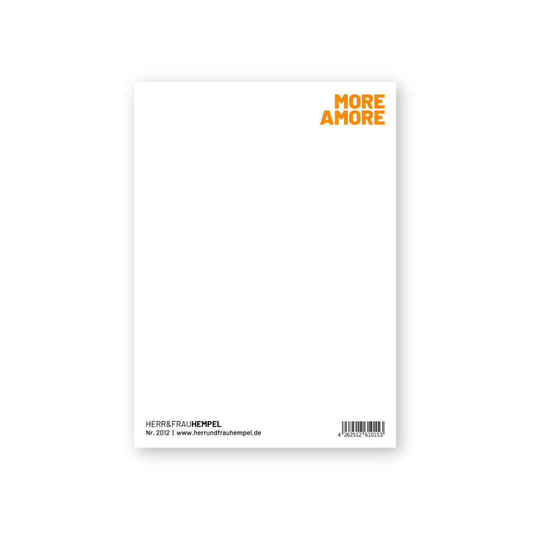 HERR&FRAUHEMPEL Postkarte | Amore Aufgeweckt