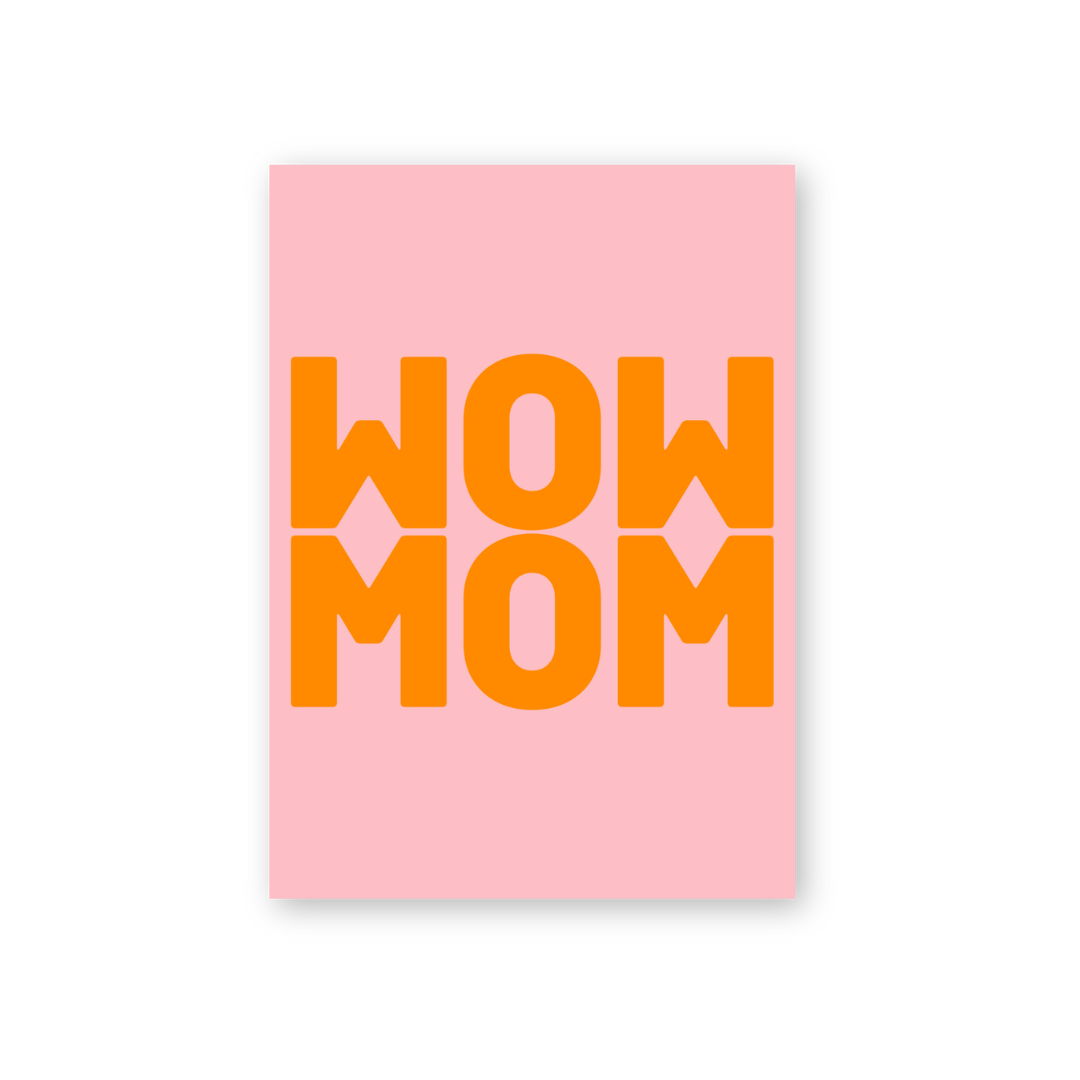 HERR&FRAUHEMPEL Postkarte | Wow Mom Aufgeweckt