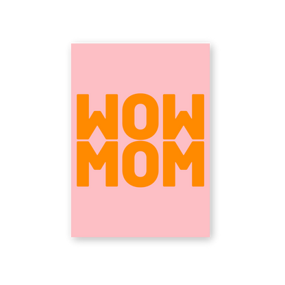 HERR&FRAUHEMPEL Postkarte | Wow Mom Aufgeweckt