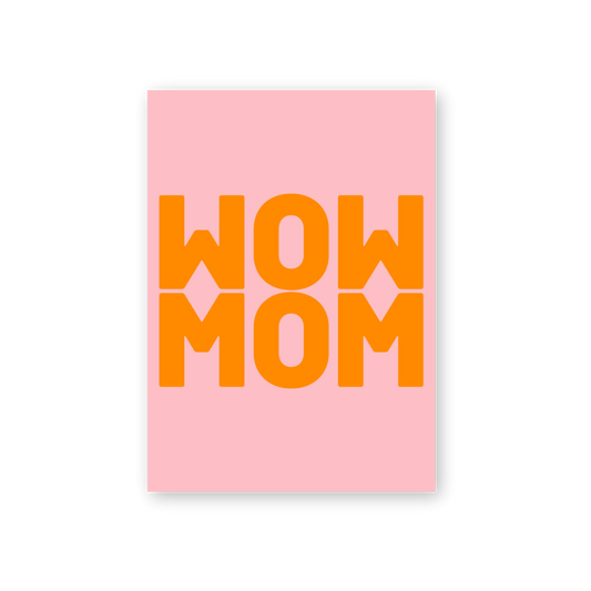 HERR&FRAUHEMPEL Postkarte | Wow Mom Aufgeweckt