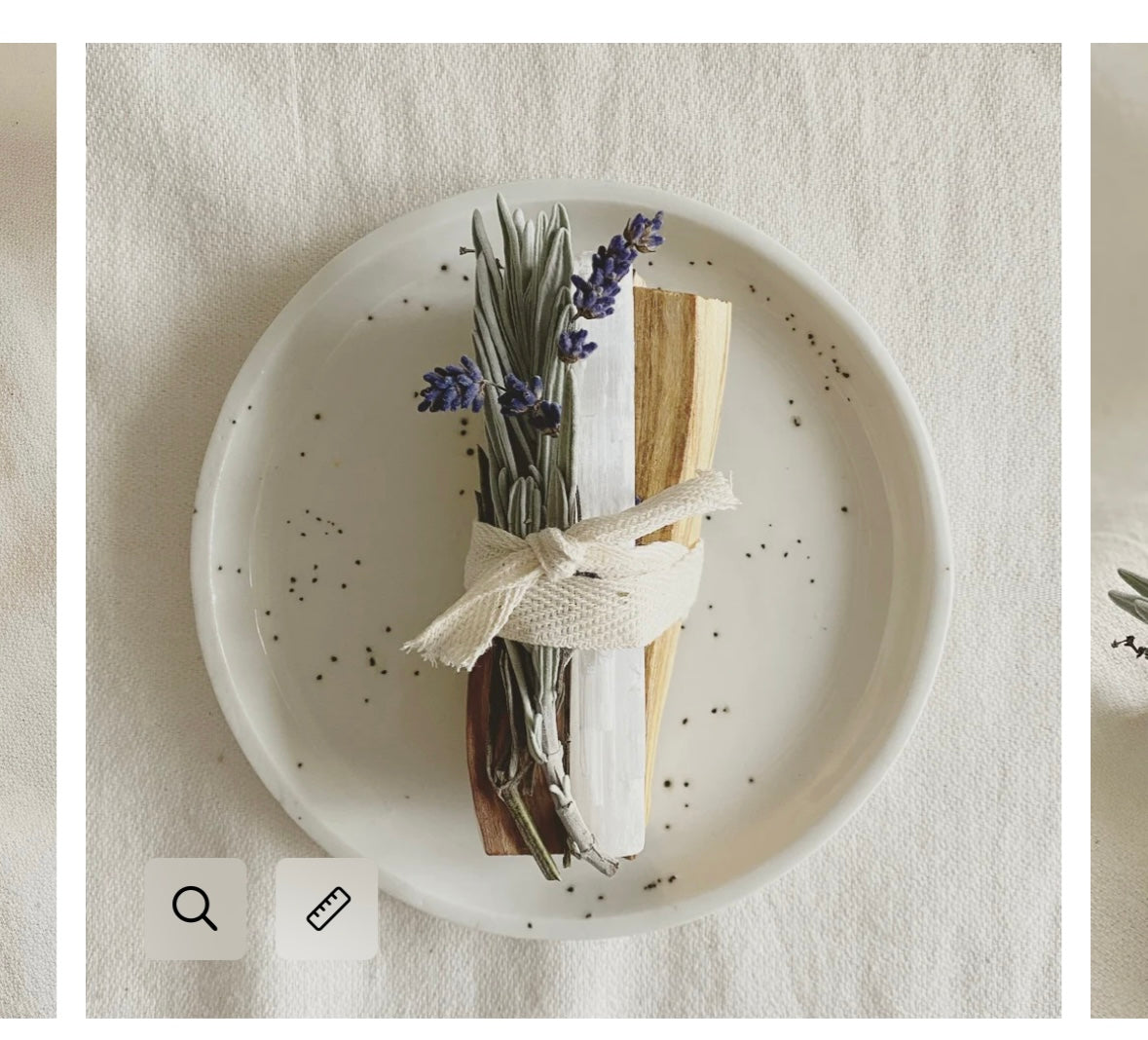 Aufgeweckt Palo Santo mit Selenit und Lavendel Aufgeweckt