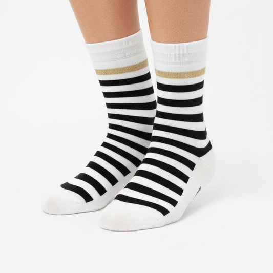 Thomas Jakobson Jubiläumssocken | Plüschsocken Ringel Gold Aufgeweckt