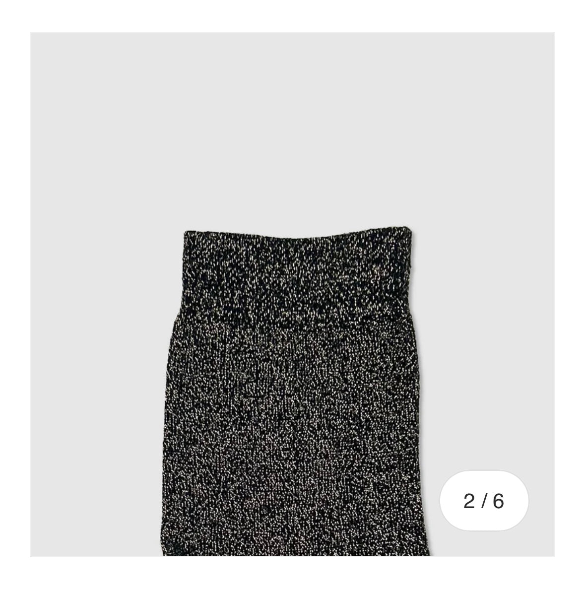 Thomas Jakobson Glitzersocken | schwarz Aufgeweckt