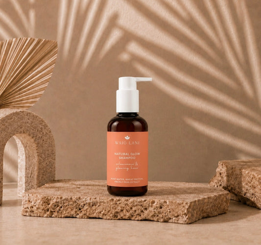 Waio Lani Natural Glow Shampoo Aufgeweckt