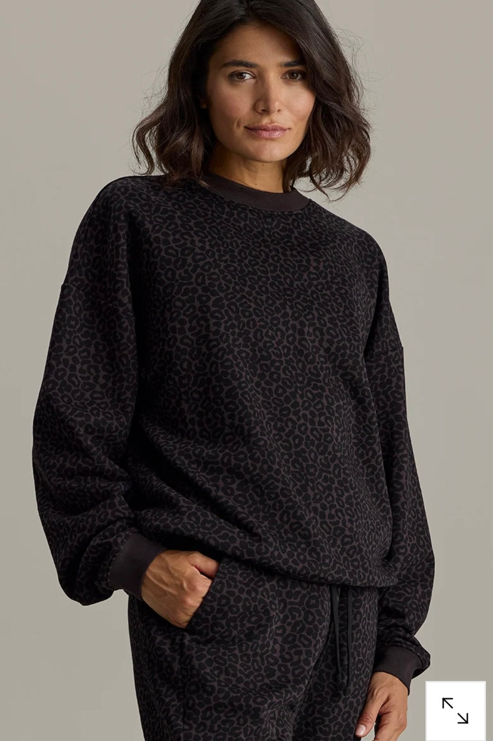 Sweater Leo Dark Brown Aufgeweckt