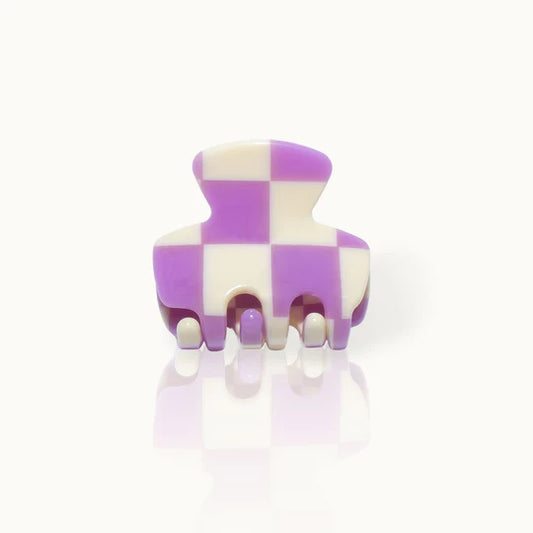 by Vivi. Haarklammer Klein Lavender Chess Aufgeweckt