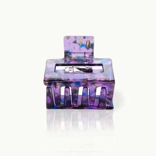 by Vivi. Haarklammer Square Purple Leo Aufgeweckt