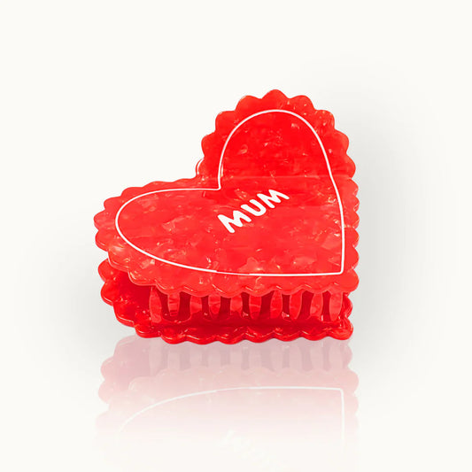 by Vivi. Haarklammer Herz Mum Aufgeweckt