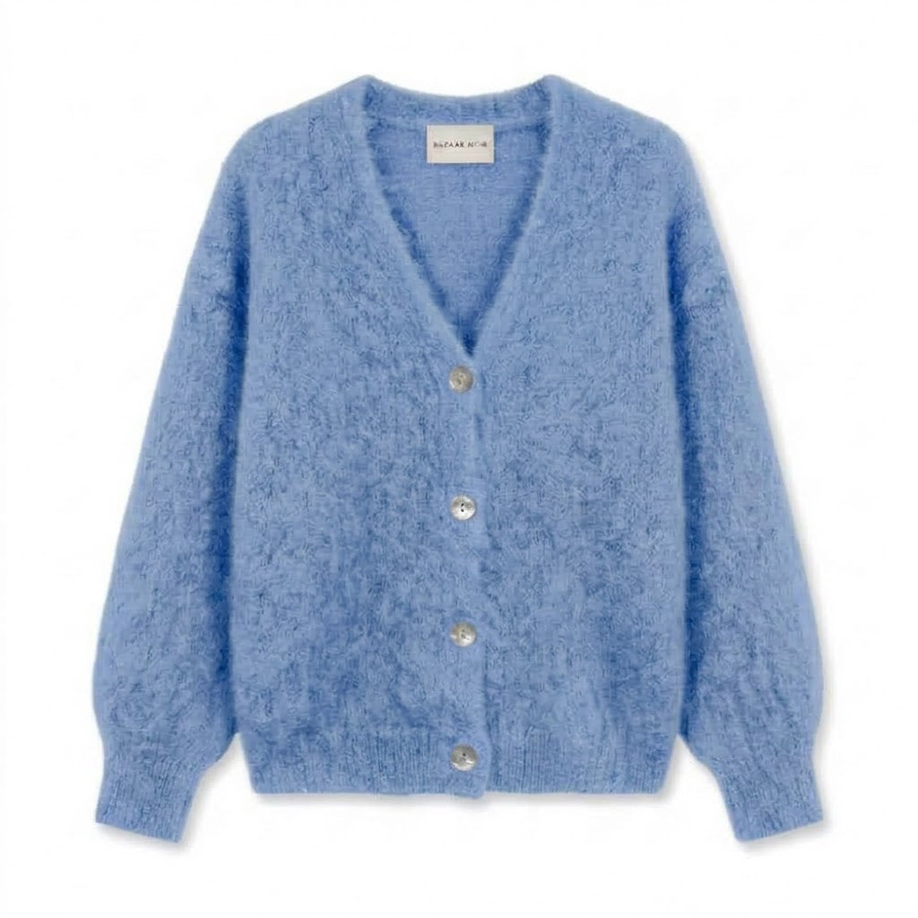 Bazaar Noir Strickjacke Polly | Blau Aufgeweckt