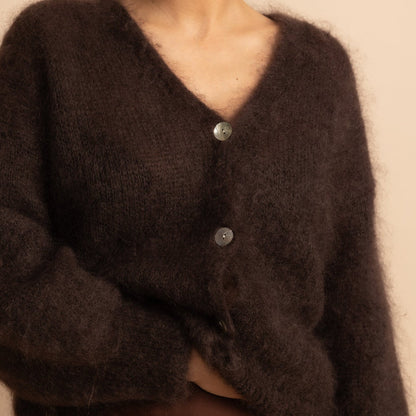 Bazaar Noir Strickjacke Polly | Blau Aufgeweckt