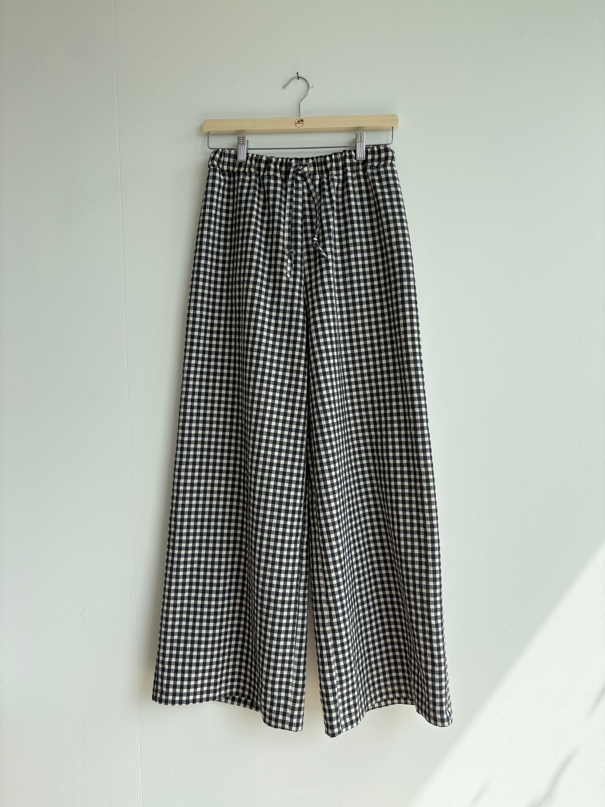 Wild Sparkle Culotte "Vichy Karo" – Schwarz Weiss Aufgeweckt