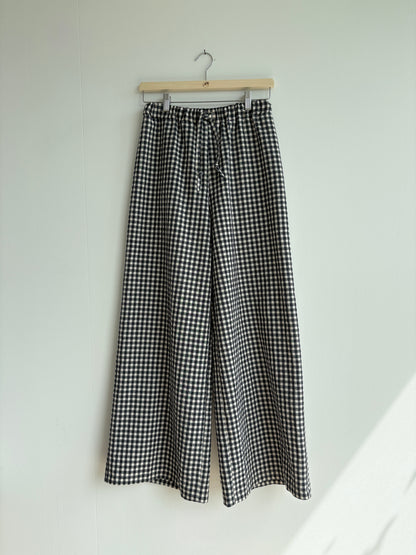 Wild Sparkle Culotte "Vichy Karo" – Schwarz Weiss Aufgeweckt