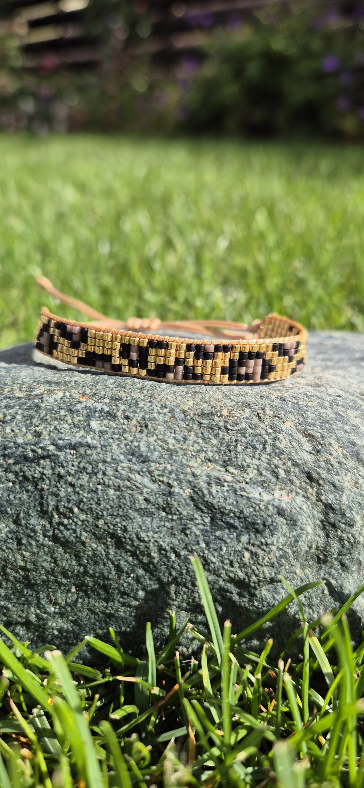 Perlenarmband breit | verschiedene Farben