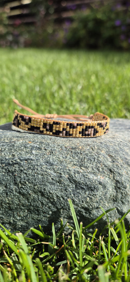 Perlenarmband breit | verschiedene Farben