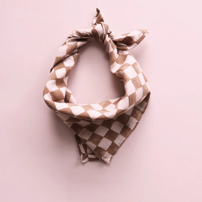 Lili Pepper Mini Foulard 50x50 | check ginger Aufgeweckt