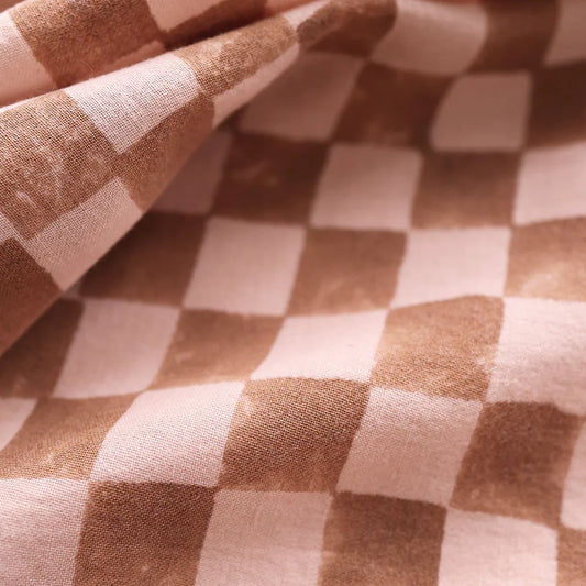 Lili Pepper Mini Foulard 50x50 | check ginger Aufgeweckt