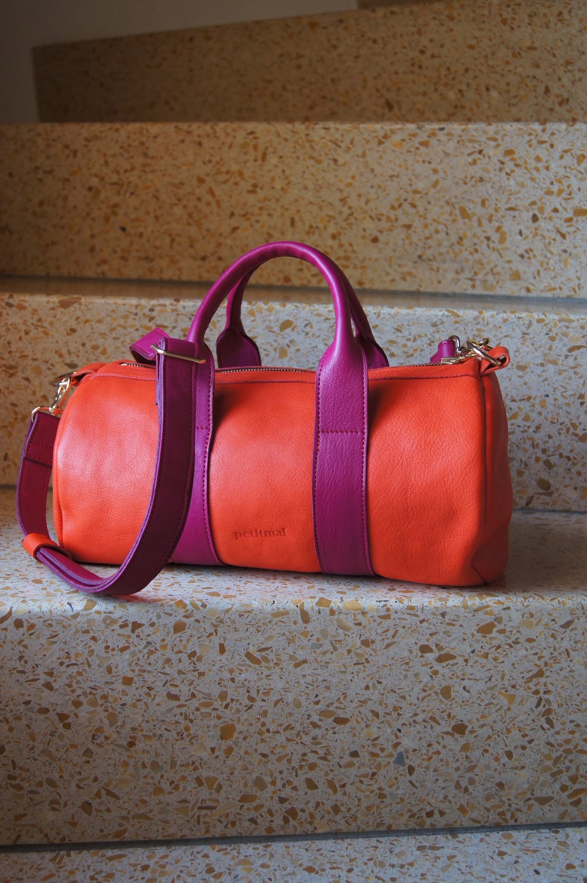 Petit Mai Duffel Bag | orange / pink Aufgeweckt