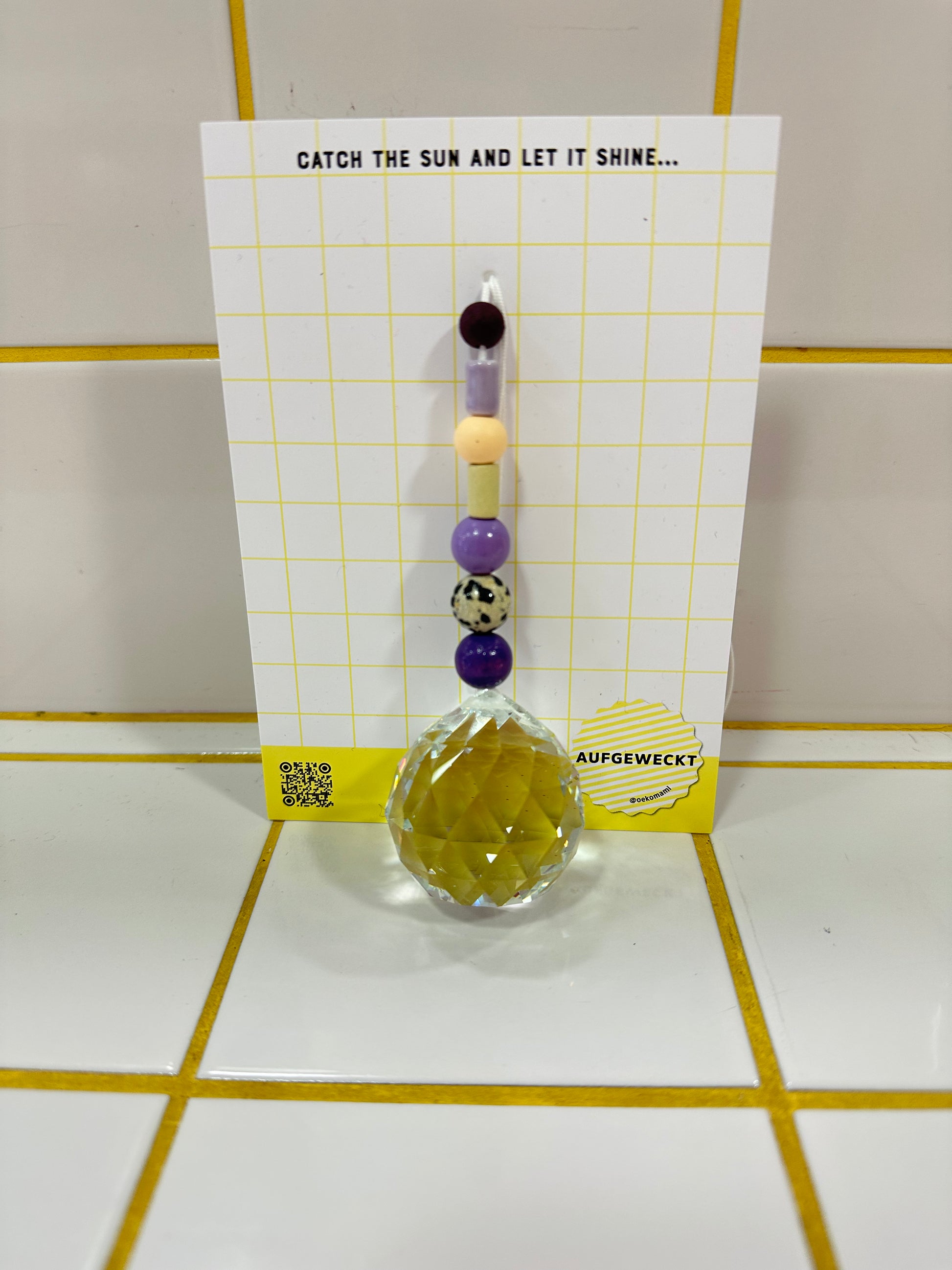 Aufgeweckt Suncatcher | groß Aufgeweckt