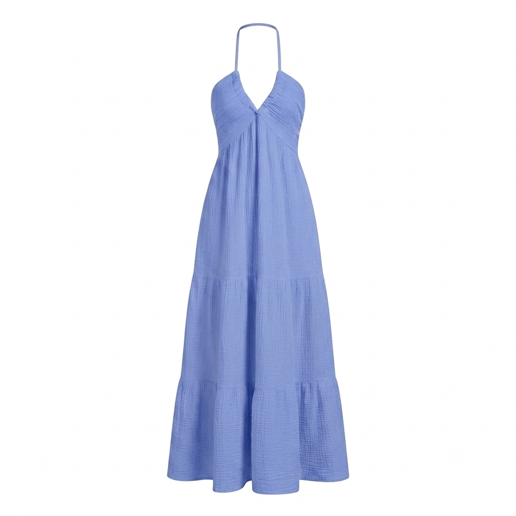 Bazaar Noir Kleid Sandrine | Blau Aufgeweckt