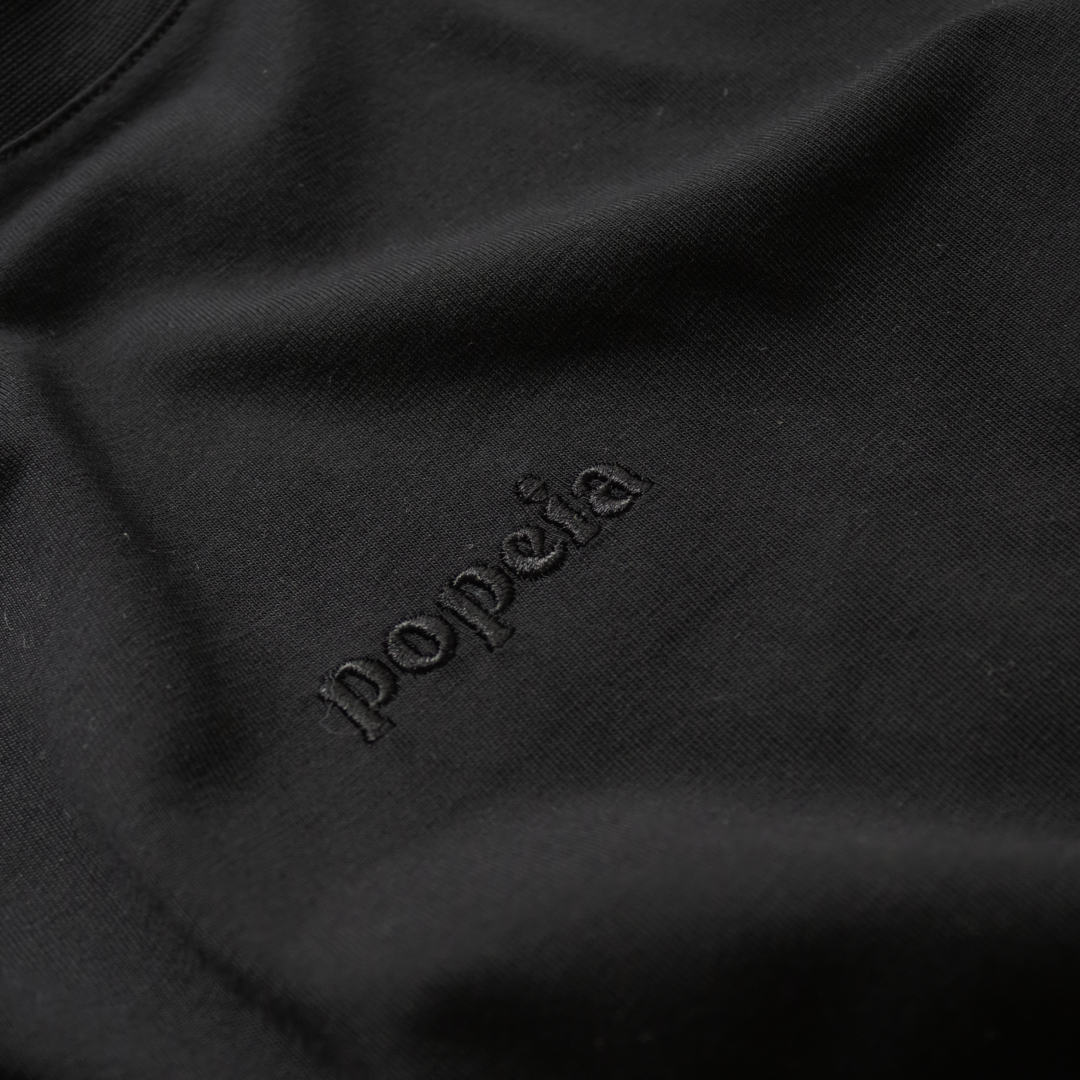 Langarmshirt schwarz Popeia