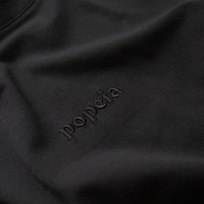 Langarmshirt schwarz Popeia