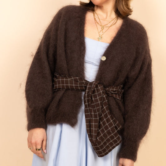 Bazaar Noir Strickjacke Polly | Blau Aufgeweckt