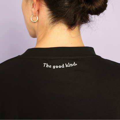 Langarmshirt schwarz Popeia