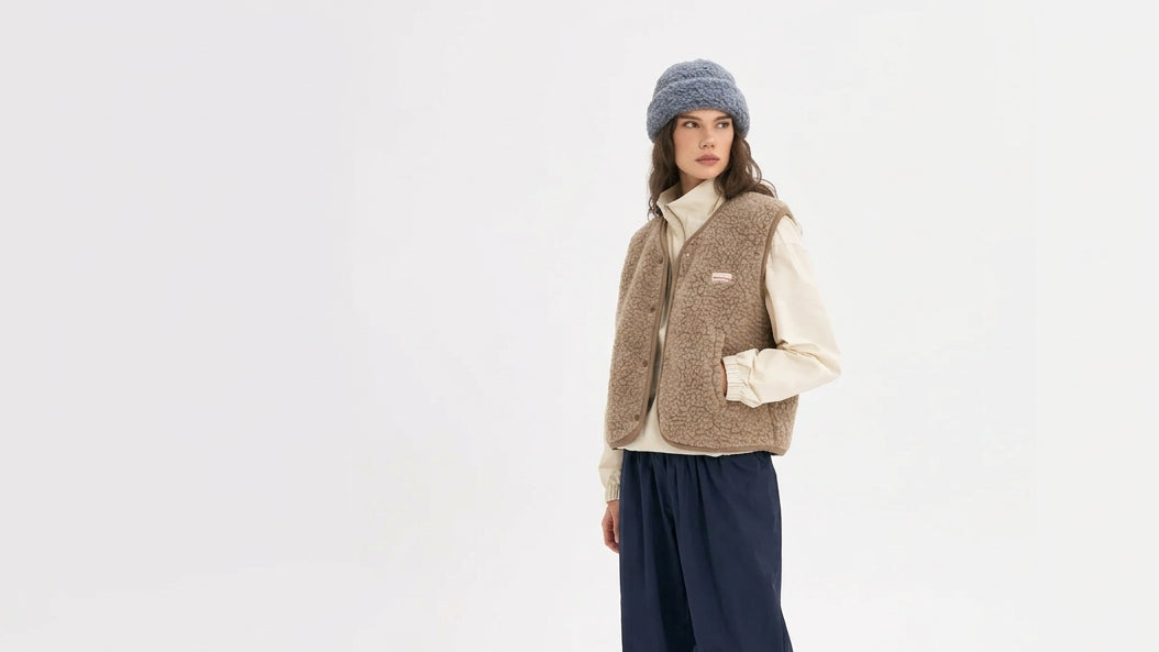 Happymess Merino Weste | Hazelnut Preorder Ende Oktober Aufgeweckt