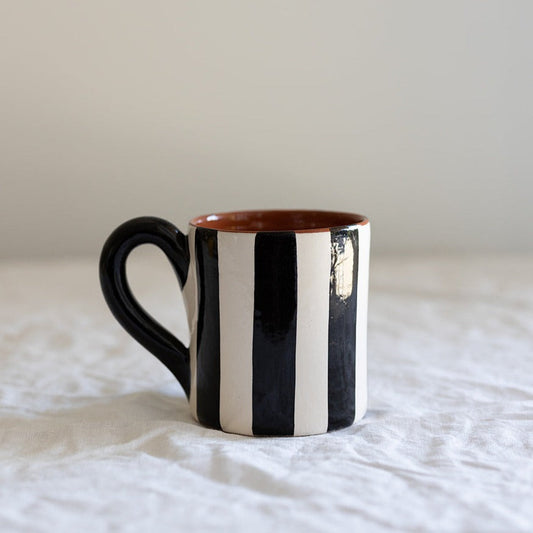 Alma Barru Stripe Mug | Schwarz Aufgeweckt