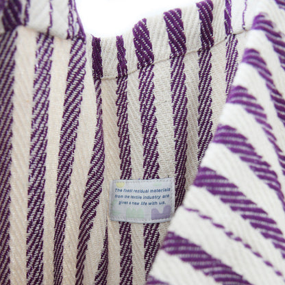 Lili Pepper Baumwolltasche Stripes Purple Aufgeweckt