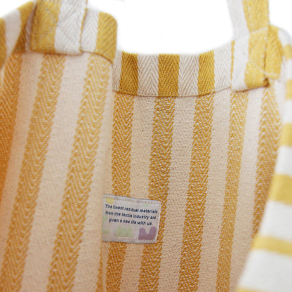 Baumwolltasche Stripes Yellow